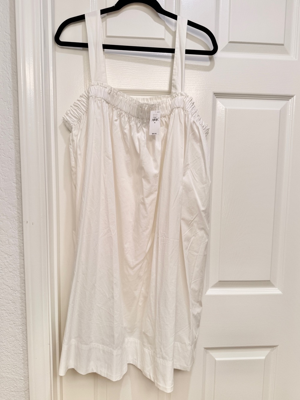 GAP White Cotton Slip dress with Wide Knot Straps